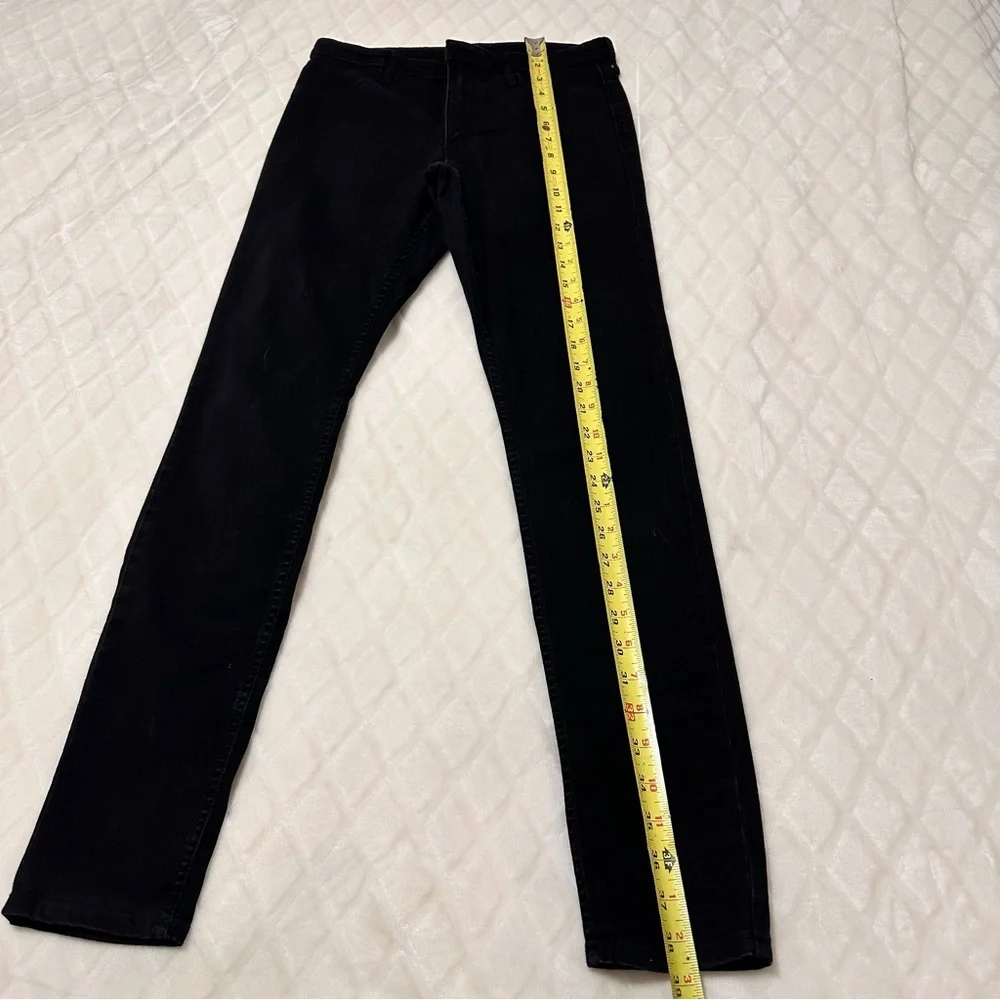 Girls Juniors H&M Black Skinny High-Rise Jeans EUC